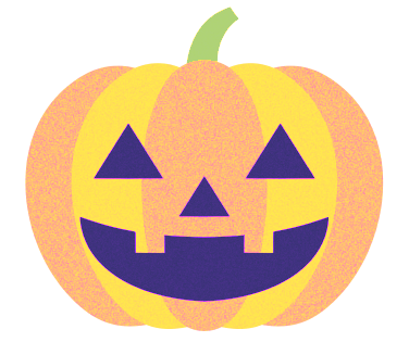 ハッピーイラスト：ハロウィン素材：カボチャ：イラスト：Happy-illustrations-halloween-materilas-set-pumpkins-colorful